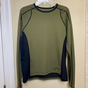 Sugoi Green Long Sleeve Run Bike Shirt Active Wear Sz. S